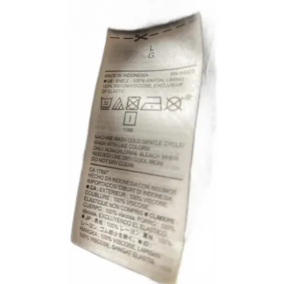 Old Navy Summer Dress Women's Size Large Black Mini Floral Straps - Picture 6 of 8